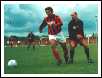 Gautam is in control against the Italians